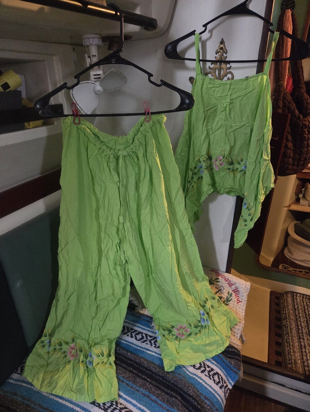 Green Floral Set